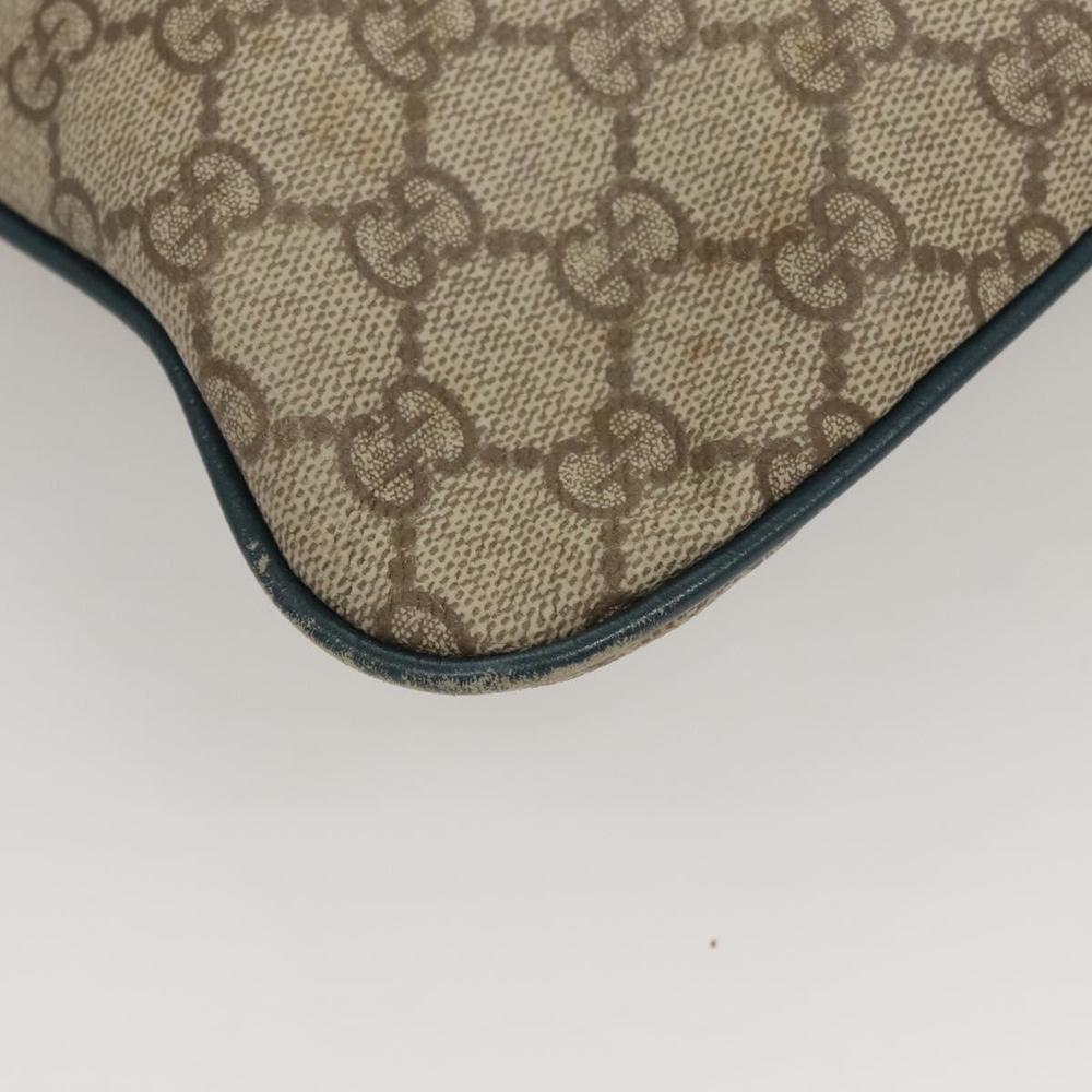 GUCCI GG Supreme Hand Bag PVC Beige Gold 131258 Auth 121977 - Picture 15 of 16